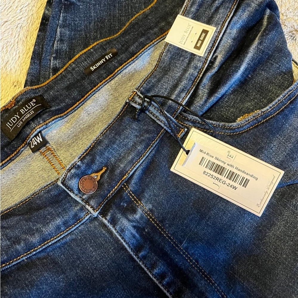 Judy Blue Skinny Blue Jeans Classic Denim
